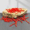 100 шт. Красные черви, мягкая приманка, похожая на наживку для ловли земляных червей, карпа, окуня, 5 см/1,97 дюйма, искусственная приманка для рыбалки, аксессуары для рыбалки