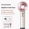 Leafless High-Speed Silent Hair Dryer with Negative Ions - Hot & Cold Wind, Brushless Technology for Home Use