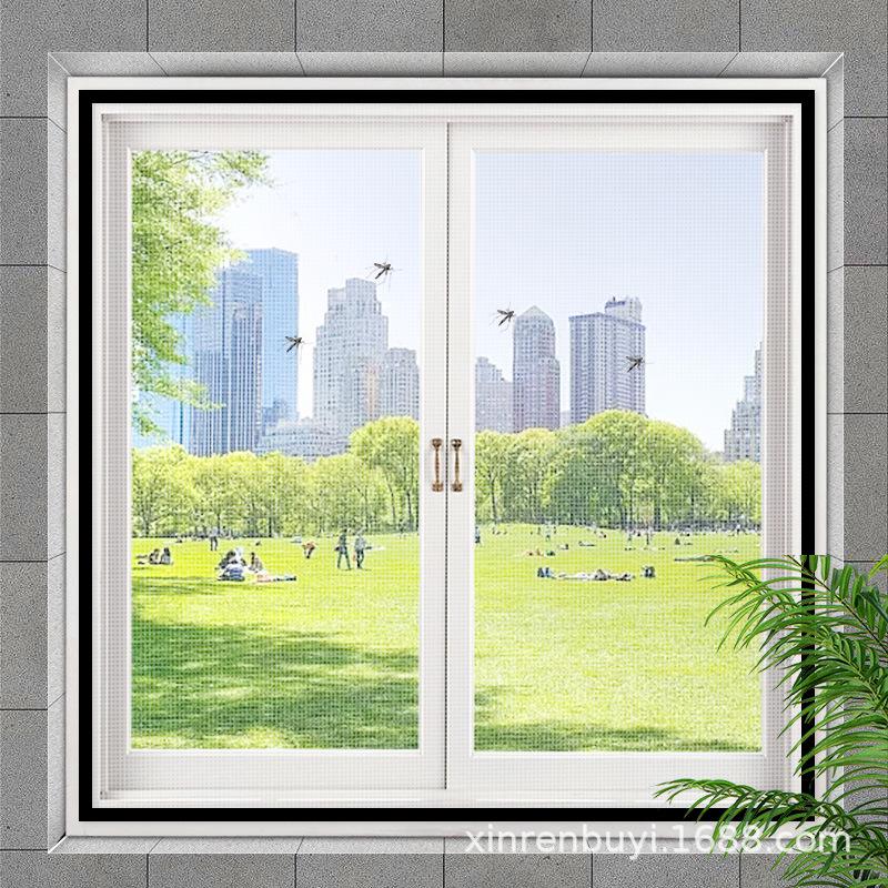 Москитная сетка на липучке: Простая в уходе, самоклеящаяся сетка на окно без пробивания для вентиляции