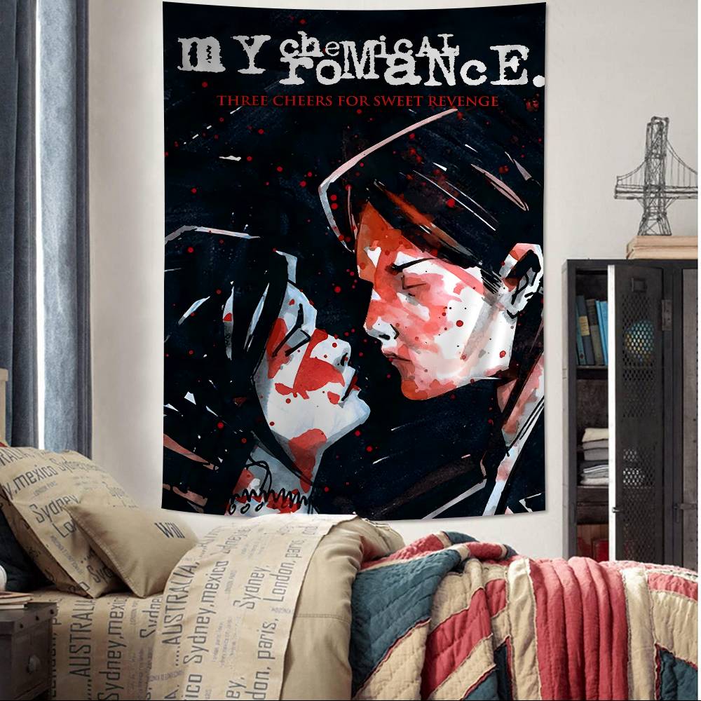 Группа My CChemical RRomance Цветной Гобелен Настенный Бохо Настенные Гобелены Мандала Настенные Полотна