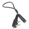 2 Pin K1 To 3.5Mm Female Audio Phone Earphone Transfer Cable For Tyt For Uv5R 888S Walkie Talkie Headset Adapter