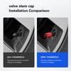 YJBU1 4pcs Metal Car Tire Valve Caps 3D Aluminum Alloy Stem Caps For Ford ST Line Explorer Transit Ranger Kuga F150 Fusion Taurus GHIA