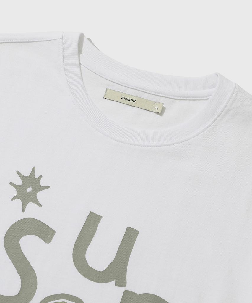 KIIMUIR Sunday Vibe Short Sleeve T-Shirt_White
