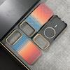 Kevlar Aramid Fiber Phone Case IPhone 17 Pro Max California Sunset Full Protection Magnetic Heat