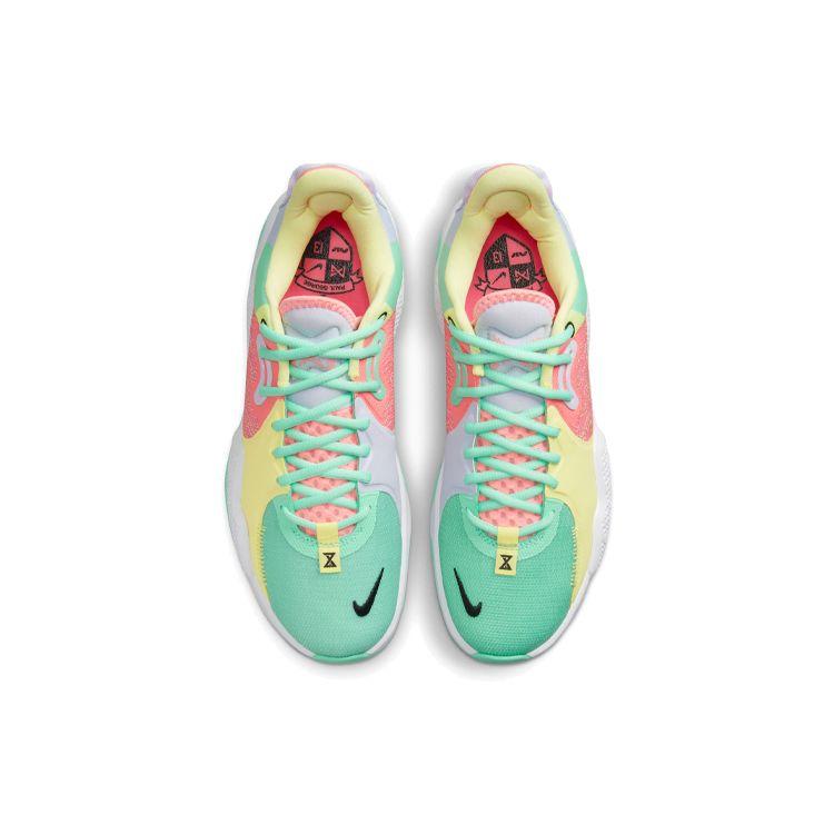 Nike PG 5 EP Daughters Unisex Sneakers Multi-Color Green-Glow White CW3146-301