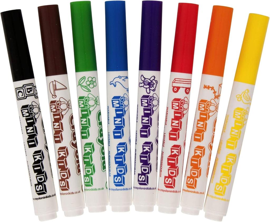 Crayola 03.8324R - 8 первых фломастеров