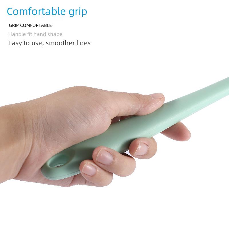 Силиконовая лопатка, устойчивая к высоким температурам, для приготовления и жарки - кухонная утварь с антипригарным покрытием