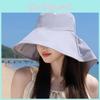 Панама в корейском стиле для улицы с двухслойными полями для защиты от солнца и водонепроницаемости