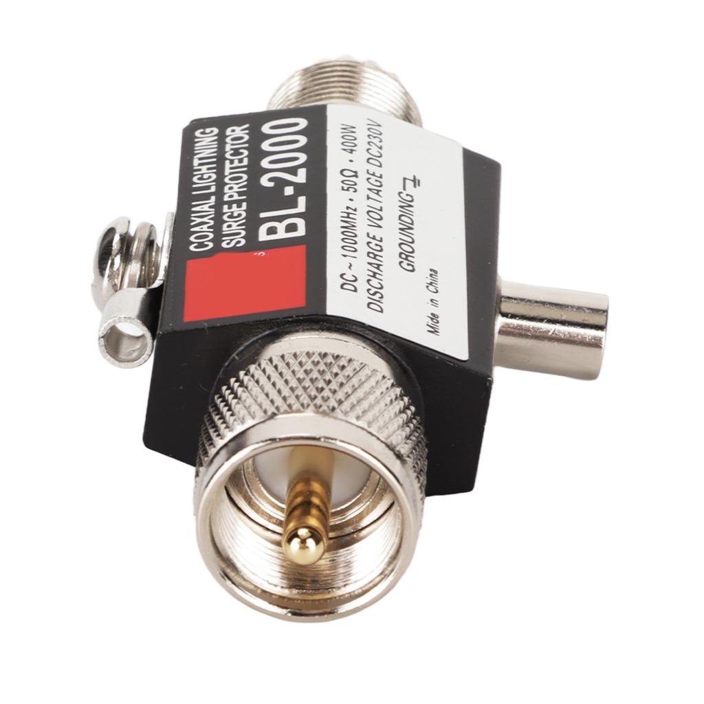 Коаксиальный разрядник PL259 гнездо-вилка 400 Вт с низкими потерями КСВ грозозащита для антенны здания
