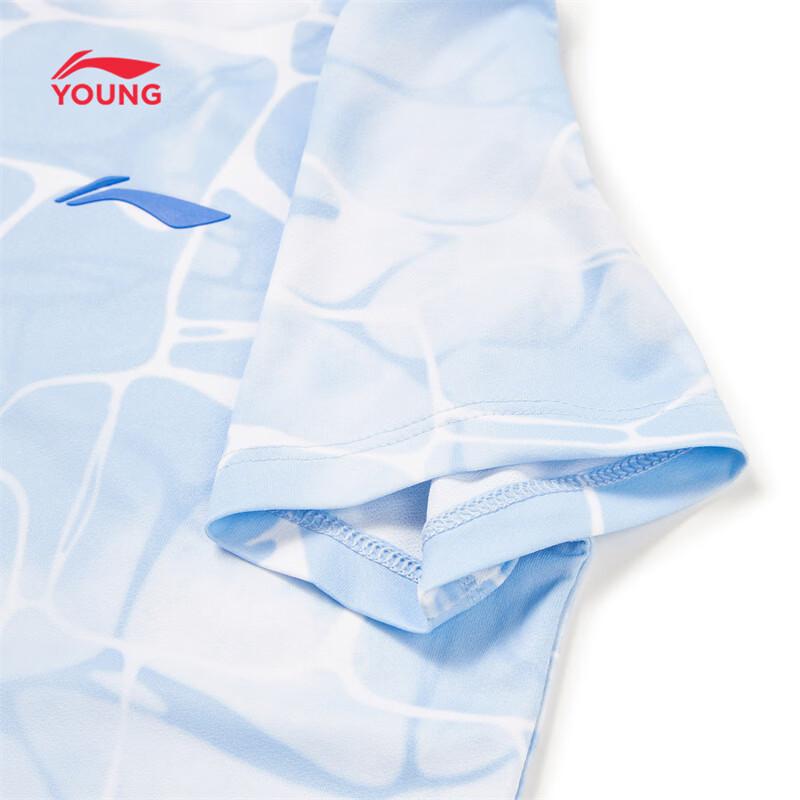 Li-Ning Детская футболка с влагоотводящими свойствами, быстросохнущая
