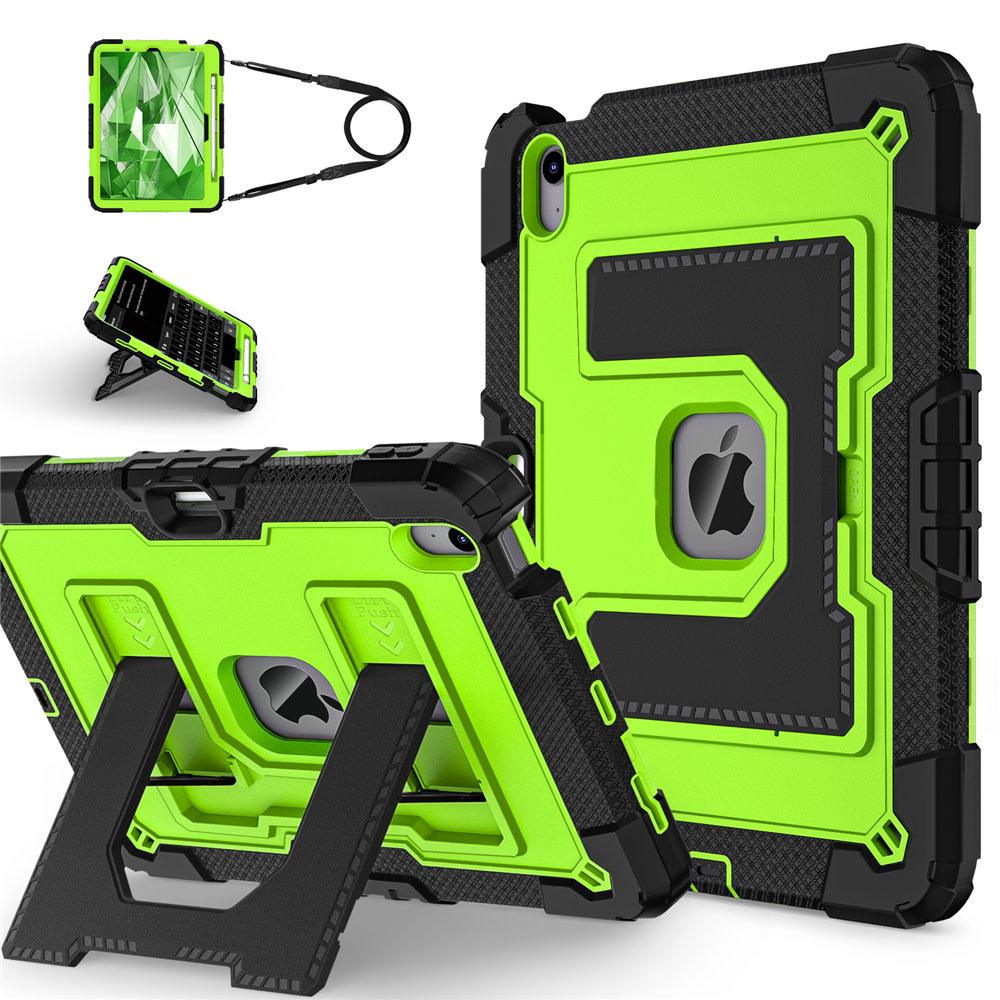 Armor Stand Case For iPad Air 11 M2 M3 2025 2025 Gen Heavy Duty Rugged Protection Cover With Strap Pen Slot