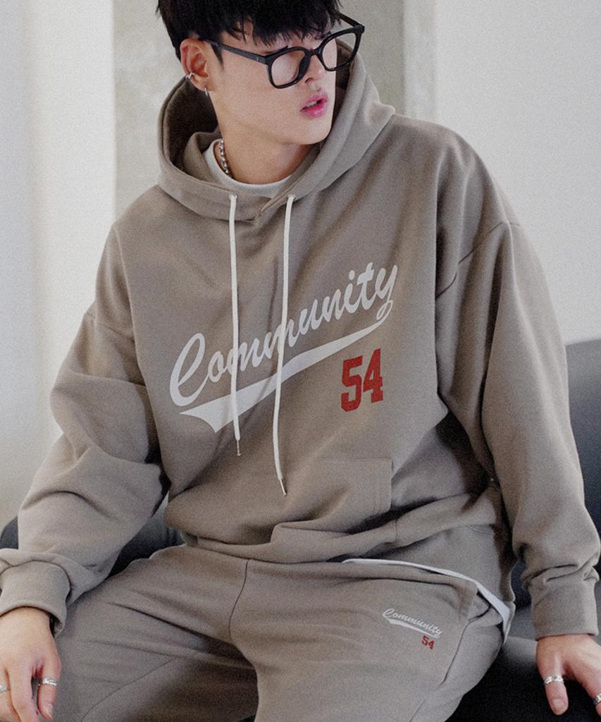Толстовка с капюшоном Community 54 [Коричневая]