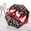 Merry Christmas Deer & Pine Tree StickerUmbrella, Portable 3-Fold Compact Umbrella,Christmas Gift ES407