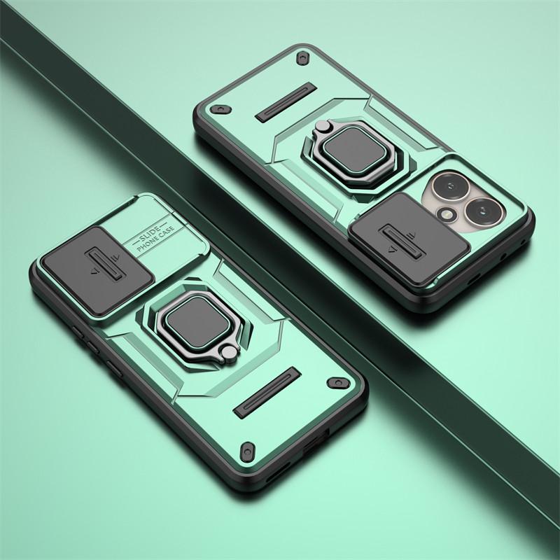 For Honor 400 Pro Global Case Slide Camera Len Cases Honor 400 Pro Global 5G Cover Shockproof Armor PC Phone Cover Honor 400 Pro