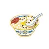 Merchandise Refrigerator Sticker Creative Tangyuan Metal Magnet Magnetic Sticker Guochao Travel Souvenir Food Play Refrigerator Sticker Gift