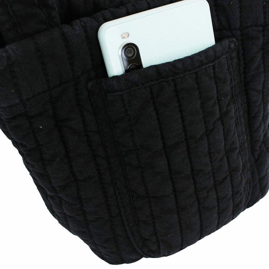 1229 Стеганая мини-сумка через плечо SC Babylou Flat Ible [Rootote] (Песочно-бежевый)