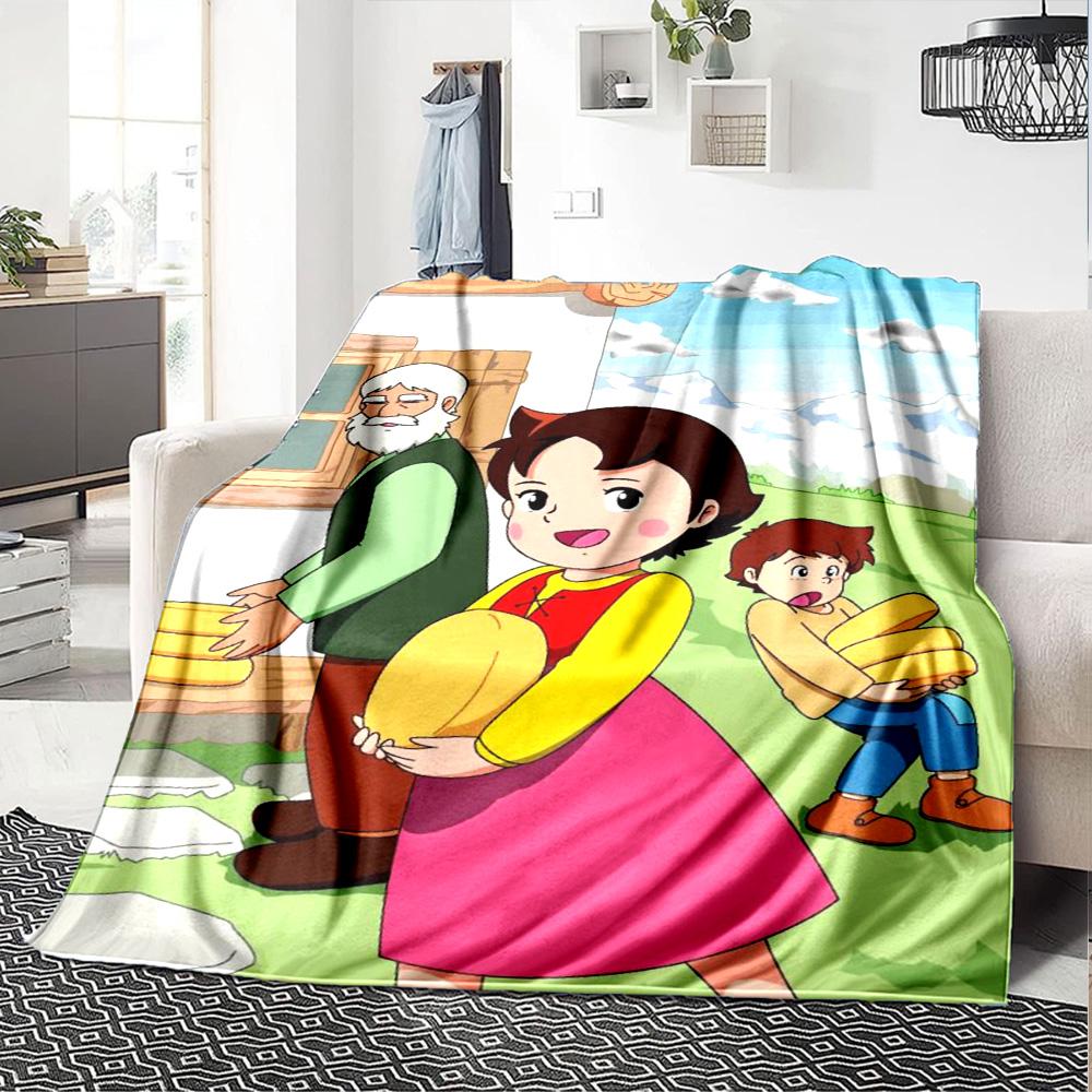 Bread Adventure Flannel Blanket Super Soft Warm Cozy Blanket For Sofa Bed Office Travel Allseason Home Decor Gift