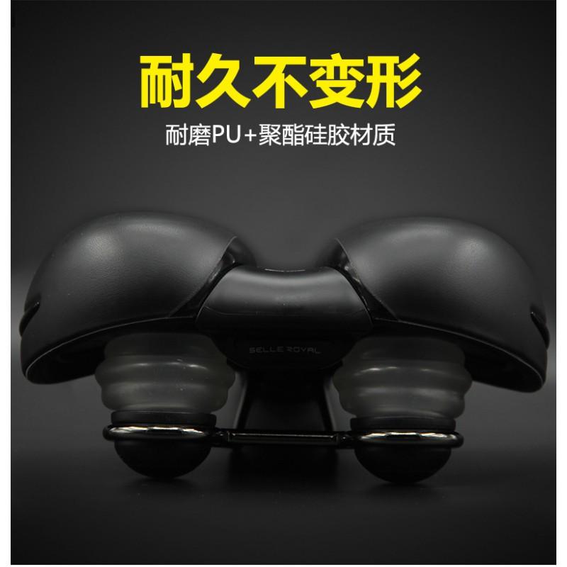 Italian SELLE ROYAL Bike Saddle Mountain Road Bikes Shock Absorbing Hollow Breathable Seat Pad