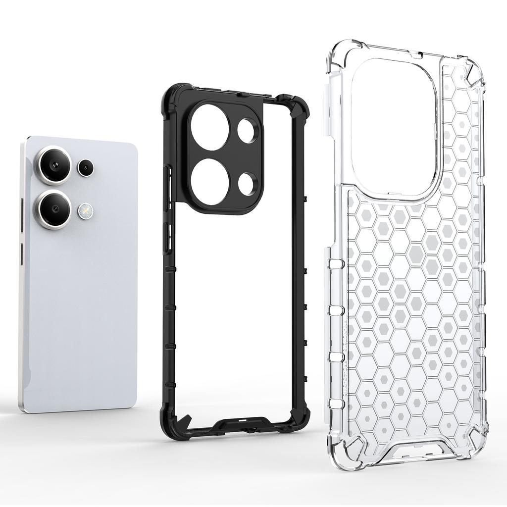 For Xiaomi Redmi Note 13 Pro 4G/Poco M6 Pro 4G Cell Phone Cases Soft TPU Hard PC Back Shell