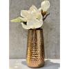 Metal Flower Vase for Home Decor and Living Room Vintage Decor Antique Decor for Home Décor (Gold)