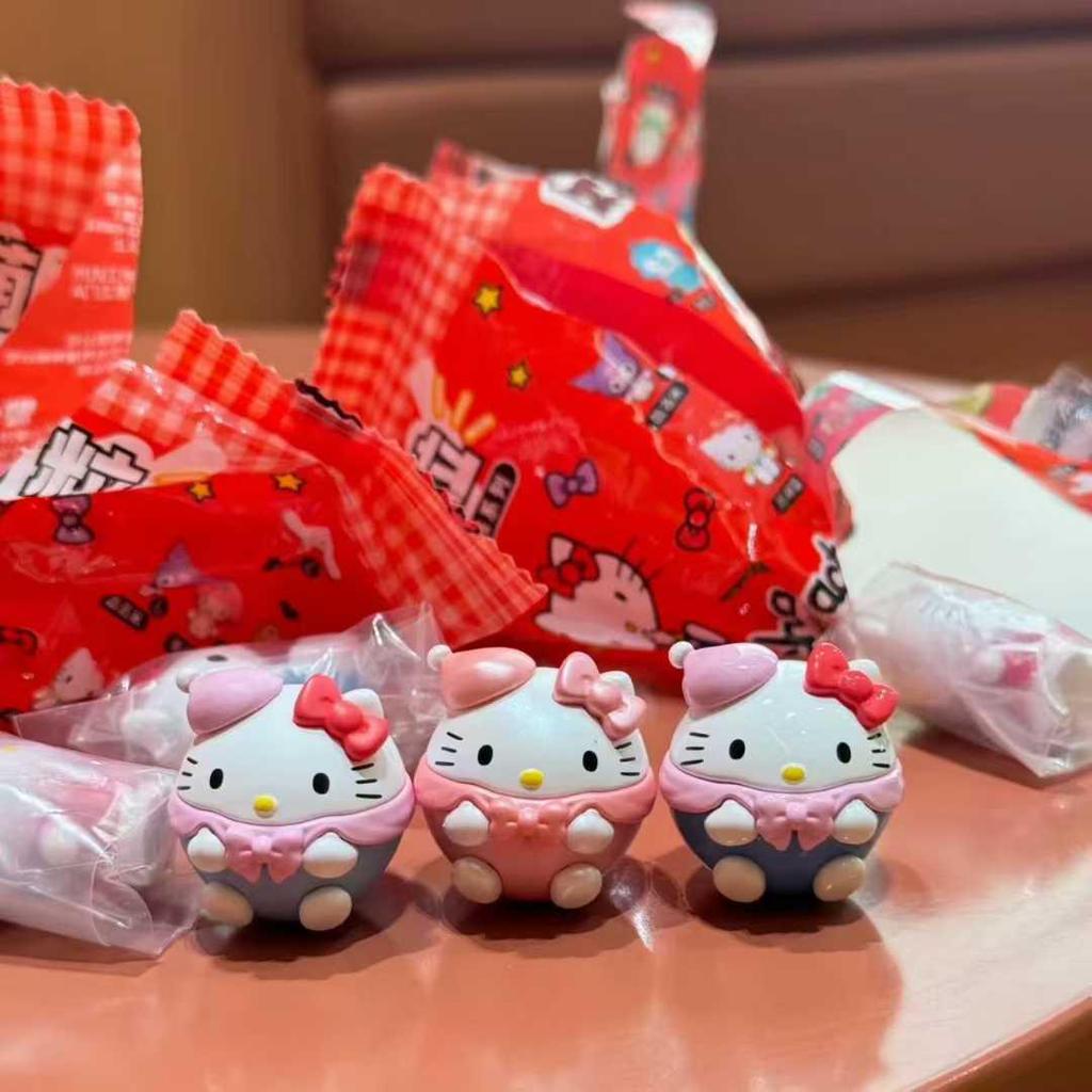 Очаровательные ornaments Sanrio Chubby Beans & Grains, серия Blind Box