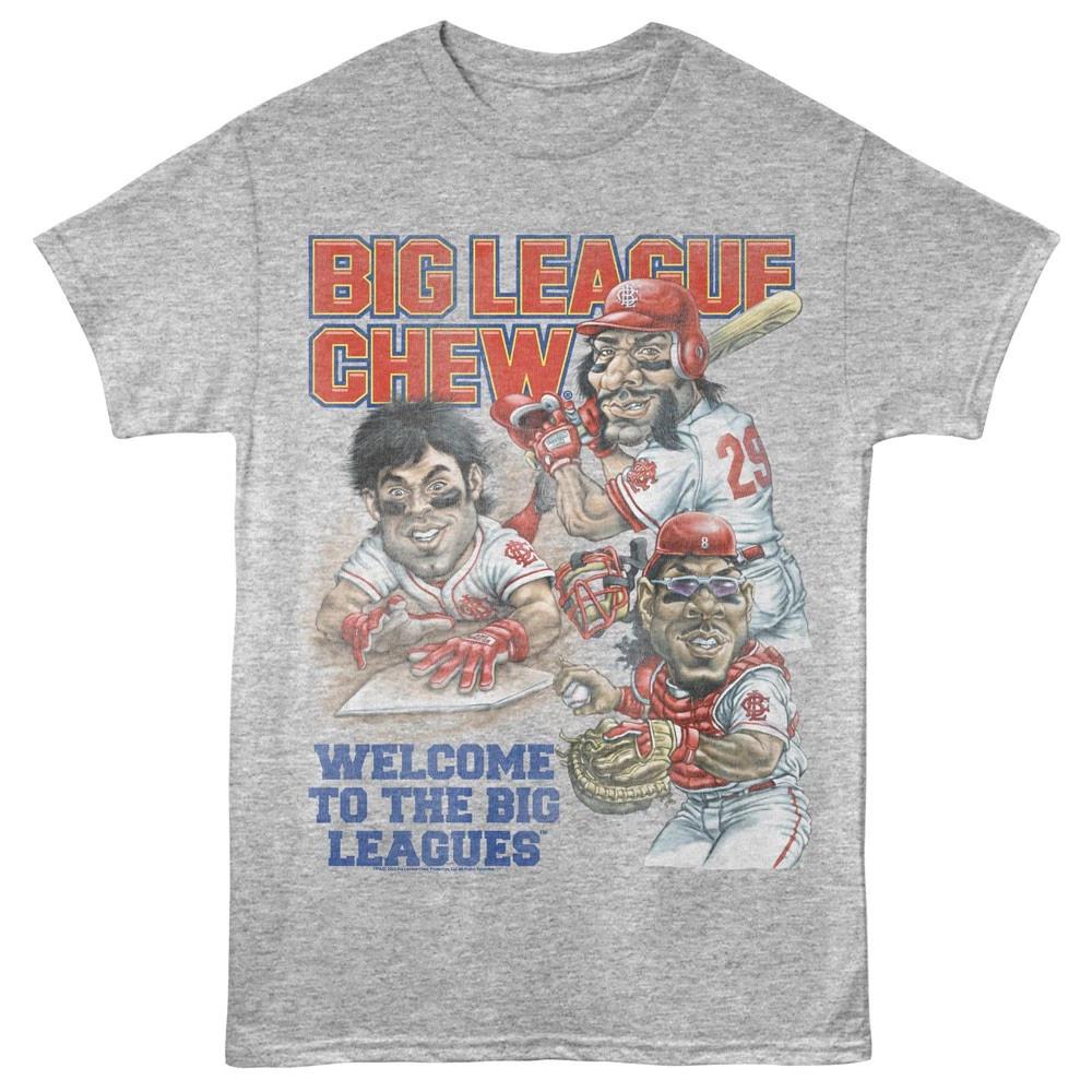 Big League Chew Welcome To The Big Leagues Red Uniform Players Men's T shirt