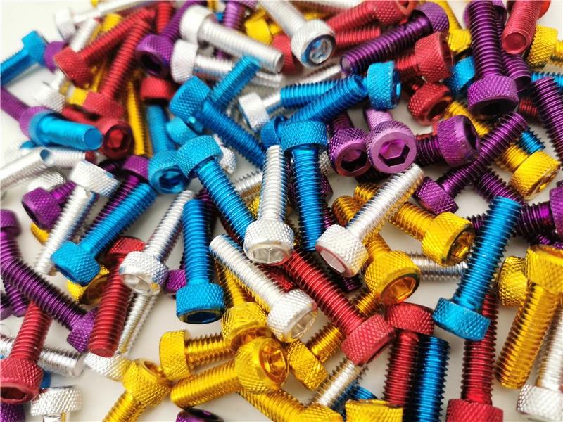 10 шт. разноцветный универсальный 6-мм комплект деталей для гонок и мотокросса, крепежные гайки и болты для пластика, питбайка, мотоцикла, аксессуары, винт для мотоцикла