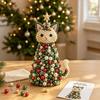 Home Tabletop Size Beaded Christmas Tree Kit Multicolor Christmas Tree Decor Kit  Christmas Holiday