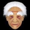 White-haired, white-browed old lady latex mask