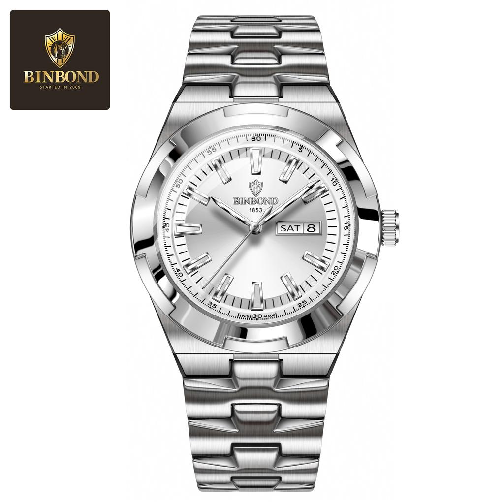 Fashion Mens Watches Luxury Casual Waterproof Watches Luminous Hands Business Date Quartz Stainless Steel Men Watches