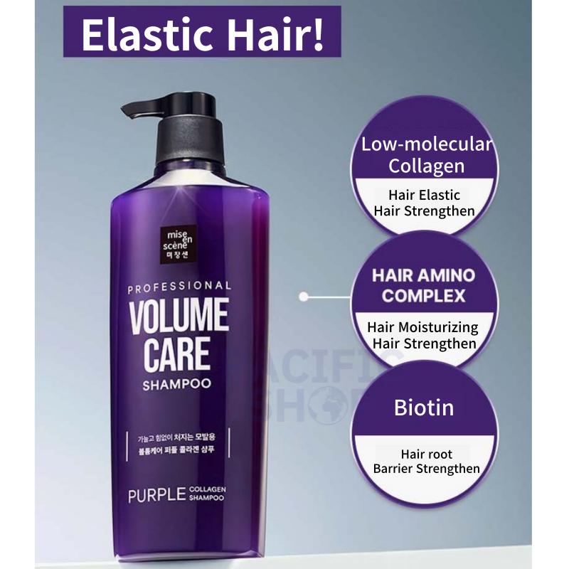 Mise En Scene Professional Damage, Volume, шампунь для ухода за кожей головы 680 мл, кондиционер Damage 680 мл