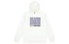 Color Block Letter Print Fleece Lined Thermal Pullover Sweatshirt Men's Milk White 10021272-A01
