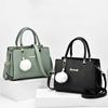 Women Handbag 2025 New Fashion PU Leather Waterproof Shoulder Bag Large Capacity Fashion Versatile Solid Color Crossbody Bag