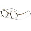 New Pure Glasses Frame Oval Shape Simple Design Eyeglasses Frames Retro Classic Eye Decoration