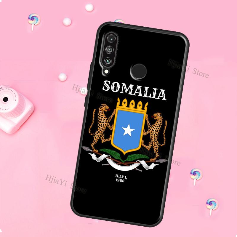 Флаг Сомали для Huawei Honor Magic 5 Lite X8 X9 X8a X9a 50 70 P20 P30 P40 P50 P60 Pro P Smart 2019 Чехол