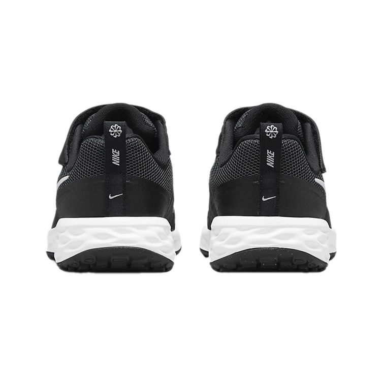 Nike Revolution 6 PS Черно-белые детские кроссовки Темно-дымчато-серый DD1095-003
