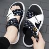 Slippers For Men Outdoor Rubber Platform Sandals Man Elegant Cheap Korean Style Clappers 2024 Low Price Fun Comfortable Shoes