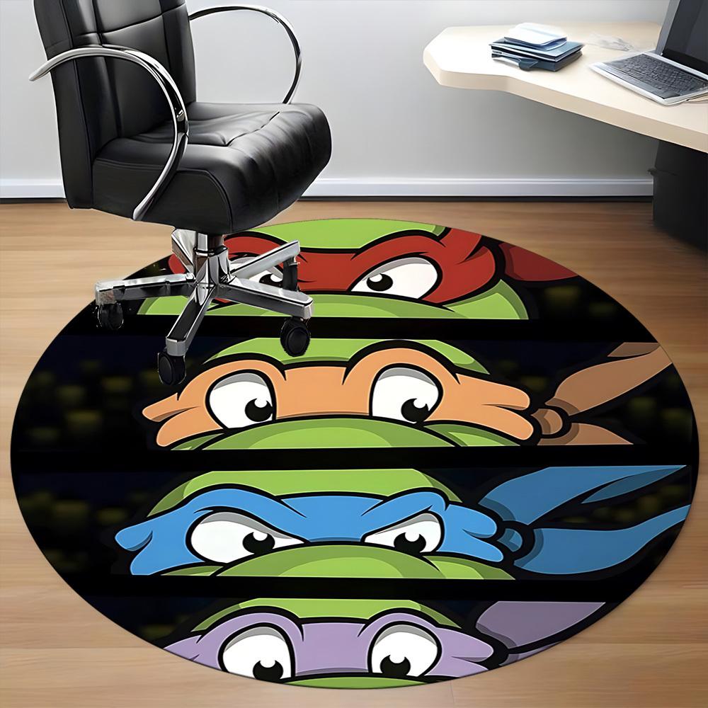 1pc TurtlesChair Carpet for Office, Non-slip, Soft and Durable Office Rug for Interior Decoration, Perfect for Office yy250925158