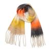 Ladies' Circular Yarn, Coarse Tassel, Gradually Changing Color Scarf, Shawl
