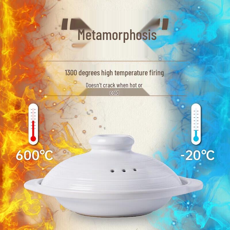 Kangtenai Commercial Heat-Resistant Shallow Ceramic Casserole