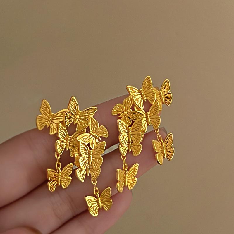 Серьги с кисточкой из бамбука в виде веера, трендовые, на крючке, в национальном стиле, с темпераментом, высококачественные серьги