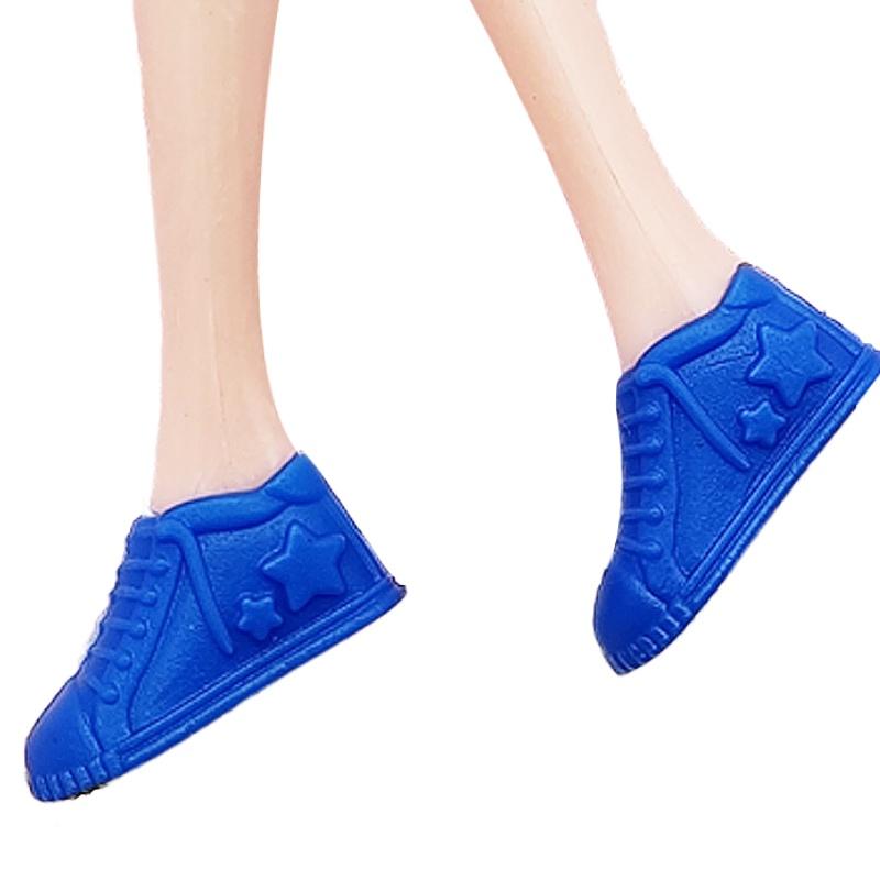 30 см Кукла Леле Барби Туфли на высоком каблуке Черные сандалии Игрушка для ролевых игр Аксессуары для девочек