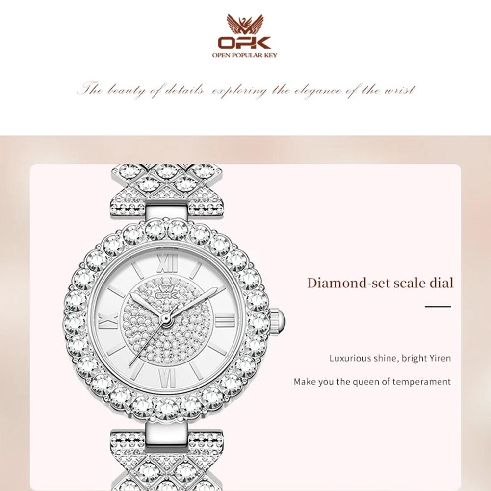 Fashion Full Diamond Women Watch Simple Fashion Original Watch Waterproof Luminous Inlaid Zircon Watch