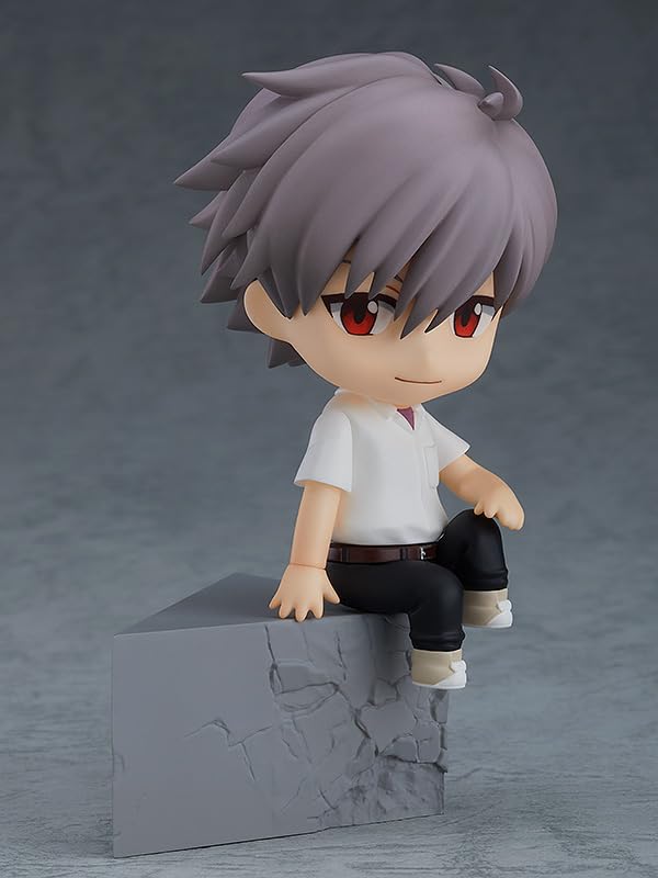 Nendoroid Evangelion Rebuild of the Movie Kaworu Nagisa Пластиковая окрашенная подвижная фигурка Перепродажа Немасштабная