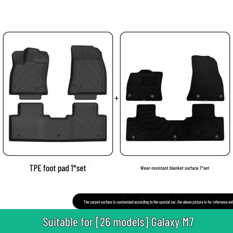 Без запаха коврики и вкладыш в багажник из TPE для Geely Galaxy M7 2026