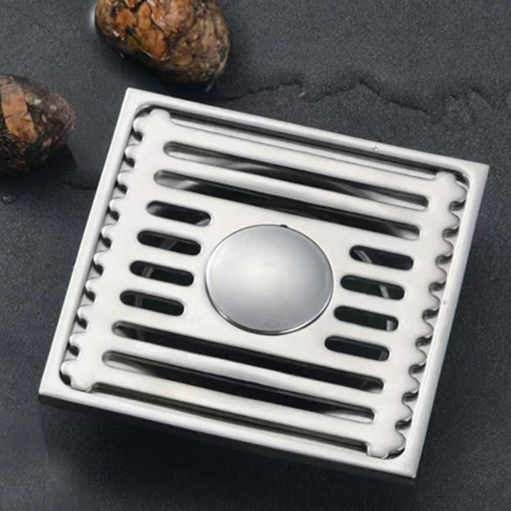Stainless Steel Floor Drains Square Washing Machine Deodorant Drainer Shower Strainer Cover for Bathroom Toilet Accessories