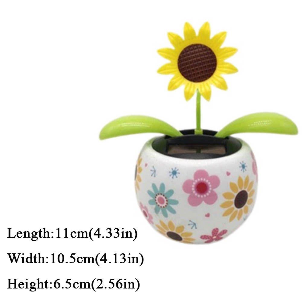 Модные украшения для автомобилей Детские рождественские подарки Игрушки Стол Солнечная энергия Танцующий цветок