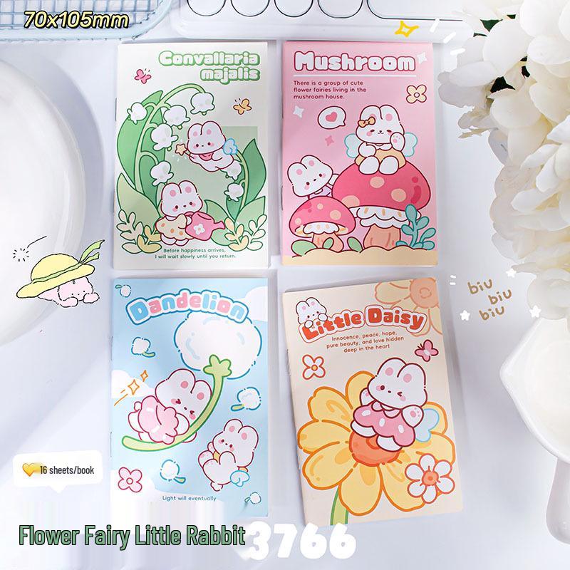 Очаровательный мини-блокнот с мультяшным рисунком: Канцелярские товары для студентов и офиса, Высококачественный портативный блокнот