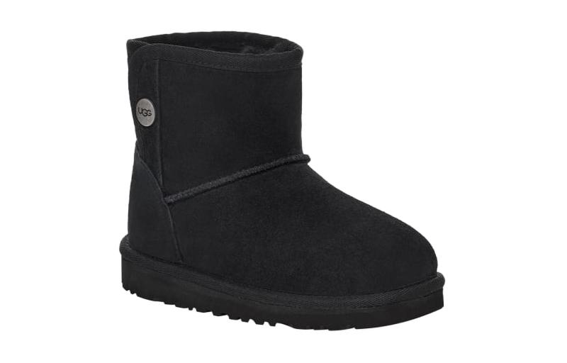 UGG Удобные детские ботинки с круглым носком Черные Детские 1118890T-BLK