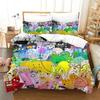 Новый комплект постельного белья Jacknjellify, односпальная кровать, двуспальная кровать размера «king-size», комплект постельного белья для взрослых и детей, комплект простыней с 3D-аниме
